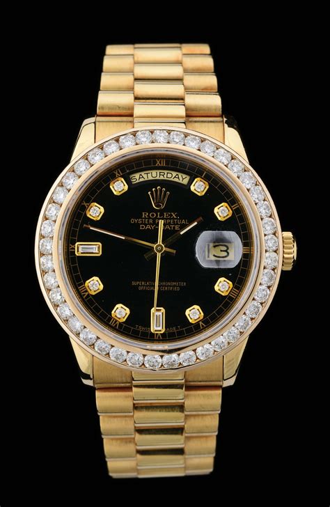 rolex black with diamonds|rolex gold with diamonds price.